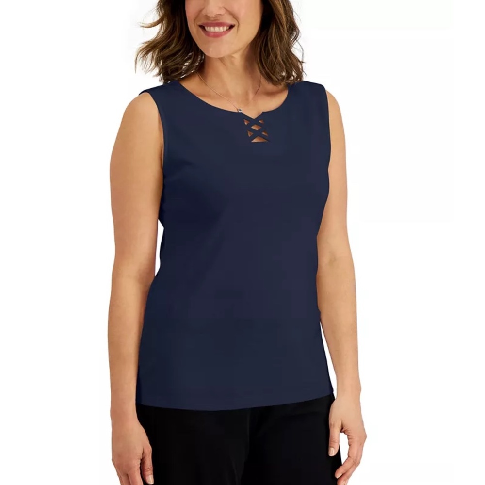 New/Unused - Women's Cotton Crisscross Tank Top